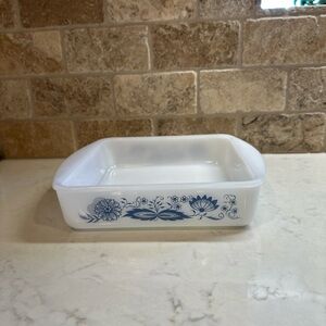 Vintage Ovenware Square Baking Dish 8" (Blue Onion Design)